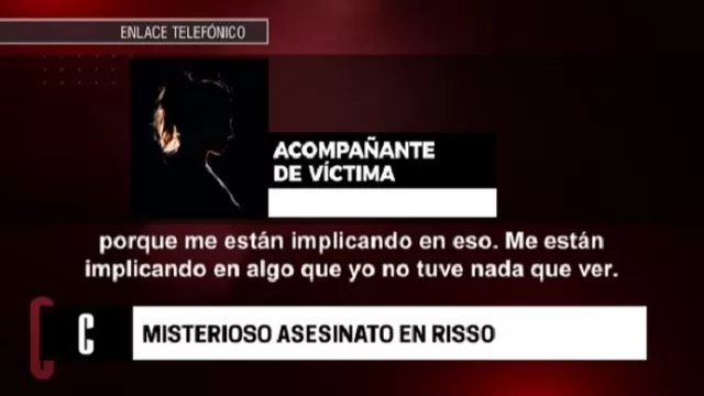Crimen en Risso: Habla una de las mujeres que acompañó a la víctima en Mc Donald's