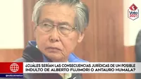 ¿Cuáles serían las consecuencias jurídicas de un posible indulto de Alberto Fujimori o Antauro Humala?
