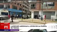 Cusco: Ladrones asesinaron a joven en puerta de tienda