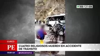 Cusco: Cuatro religiosos fallecen en accidente de tránsito
