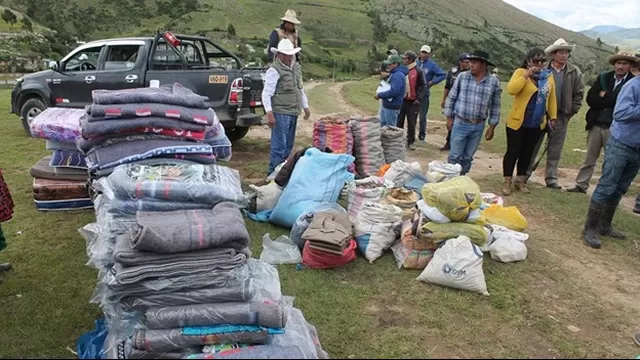 Lleg&oacute; la ayuda a comunidad del Cusco afectada. Foto: Andina