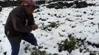 Cusco: Intensa nevada cayó sobre Nación Q'ero y arrasó con cultivos
