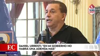 Daniel Urresti: “En mi gobierno no habrá una adenda más”