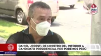 Daniel Urresti: De ministro del Interior a candidato presidencial por Podemos Perú