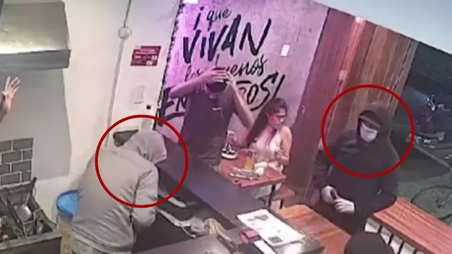Delincuentes asaltaron a clientes y trabajadores de restaurante en Trujillo