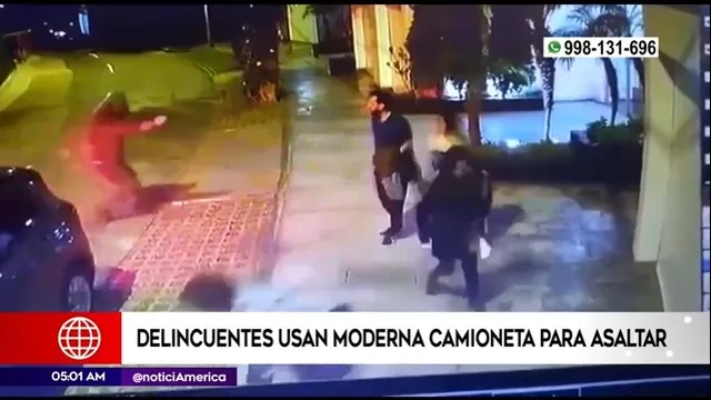 Miraflores: Delincuentes usan moderna camioneta para asaltar