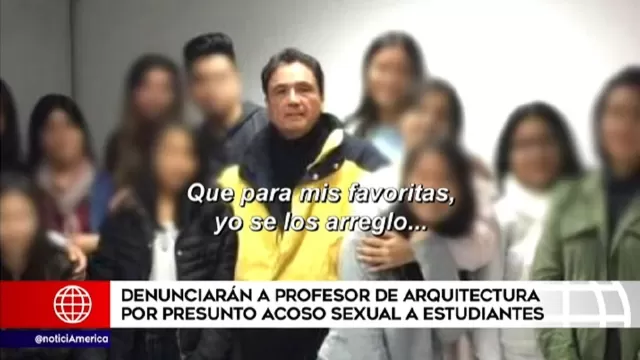 Mimp denunciará a profesor de arquitectura por presunto acoso sexual