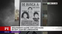 Desaparecen madres con sus hijos en el Centro de Lima y San Juan de Lurigancho