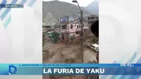 La destrucción que dejó el ciclón Yaku