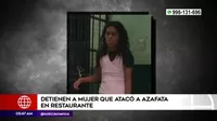 Detienen a mujer que atacó a azafata en San Martín de Porres