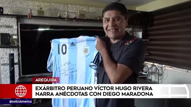Diego Maradona: Exárbitro peruano Víctor Hugo Rivera cuenta anécdotas con el astro del fútbol