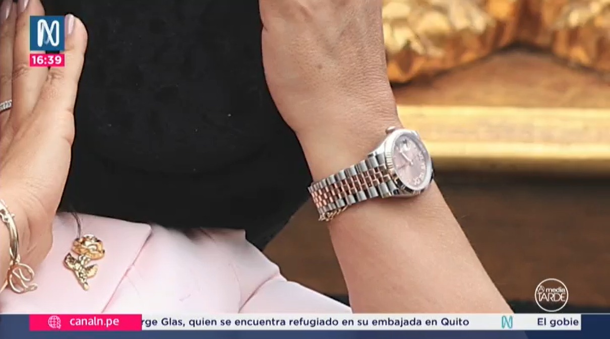 Dina Boluarte aseguró que Wilfredo Oscorima le prestó relojes Rolex