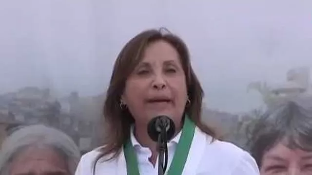 Presidenta Boluarte: Como dijo nuestro querido gobernador Acuña, solo en unidad podemos avanzar