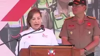 Dina Boluarte saludó incorporación de 5 mil policías y reiteró aumento de presupuesto para la lucha contra la criminalidad