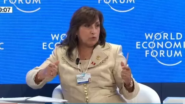 Dina Boluarte: La intervención de la vicepresidenta en el Foro Económico Mundial 