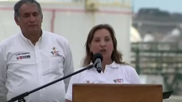 Presidenta Boluarte en Refinería de Talara: No hay una sola carpeta del Ministerio Público que haya abierto por corrupción