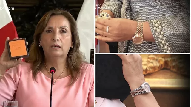 Dina Boluarte: Relojes prestados y la nueva versión del caso Rolex
