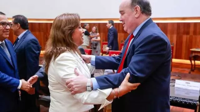 Dina Boluarte y Rafael López Aliaga / Foto: Presidencia