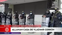 Fiscalía allana casa de Vladimir Cerrón en Huancayo y local de Perú Libre en Lima