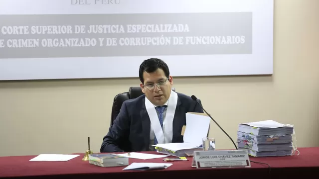 Juez Jorge Chávez Támariz. Foto: Andina