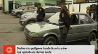 La Diprove desbarata a una banda que robaba autos en Lima Norte