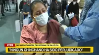Director regional de salud de Ica dice que vacunación de limeños no ha perjudicado a chinchanos