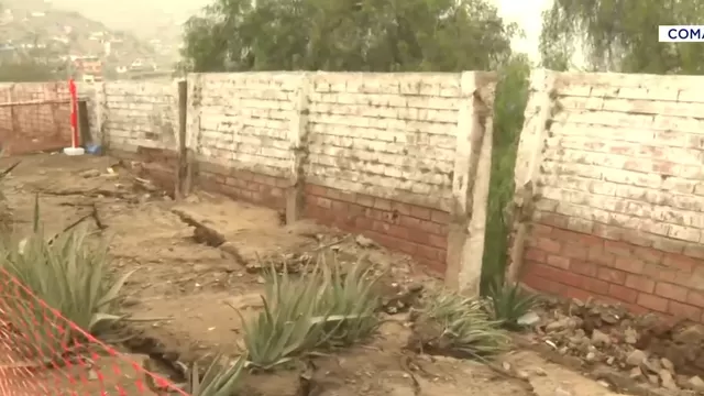 Directora de colegio tras colapso de desagüe: Sedapal en el tiempo más breve va a reponer el muro