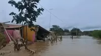 Distrito de Mórrope en Lambayeque en estado crítico tras fuertes lluvias