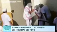 El drama de los nutricionistas del Hospital del Niño