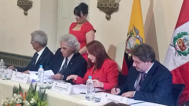 Ecuador entrega al Perú 16 piezas patrimoniales. Foto: @INPCEcuador