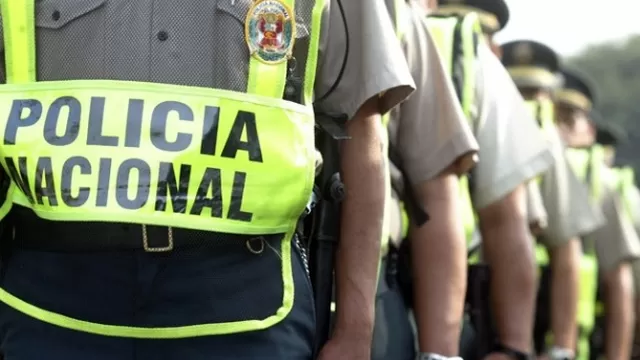 Policía Nacional. Foto: Andina