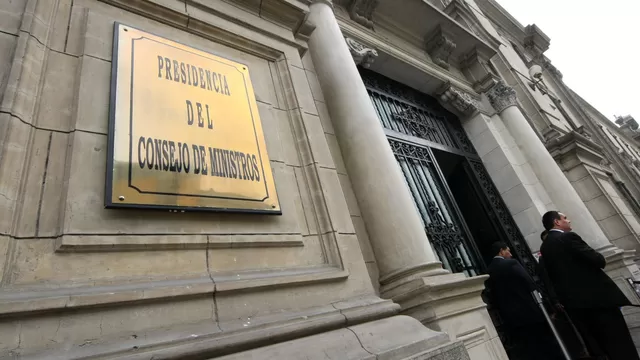 Sede de la Presidencia del Consejo de Ministros. Foto: Andina