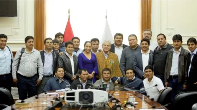 Ejecutivo se reúne con alcaldes del Vraem. Foto: Agencia Andina 