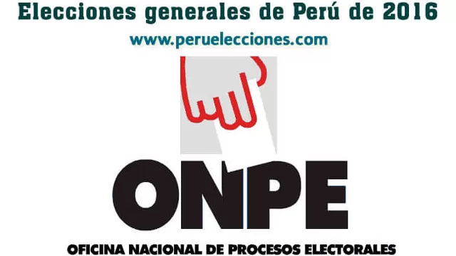 Elecciones 2016. Foto: ONPE