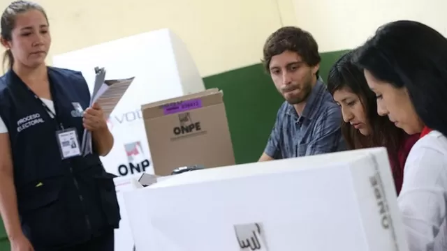 Multa para miembros de mesa que no voten. Foto: Andina