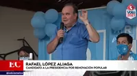 Elecciones 2021: López Aliaga sufrió una descompensación durante su visita a Ayacucho