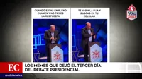 Elecciones 2021: Los "memes" que dejó el tercer día del debate presidencial