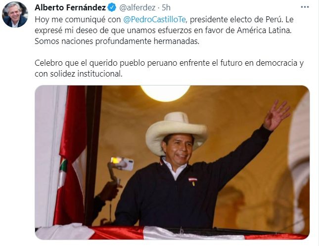 Perú entregó nota de protesta a embajador de Argentina tras pronunciamiento de Alberto Fernández