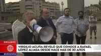 Elecciones 2021: Simpatizantes de Antauro Humala niegan cualquier vinculación con Rafael López Aliaga