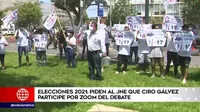 Elecciones 2021: Piden al JNE que Ciro Gálvez participe del debate por Zoom