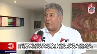 Elecciones 2021: Velarde solicitó a López Aliaga que se rectifique por vincular a Lescano con Odebrecht