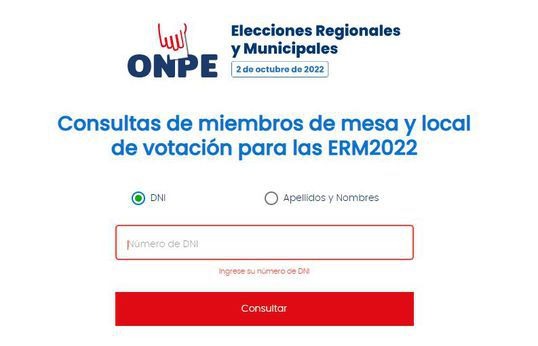 Elecciones Regionales y Municipales 2022: Conoce dónde votar