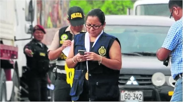 Fiscal Lilia Consuelo del Pilar Castillo Chirinos. Foto: Diario Correo