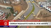 Emape sobre Pasamayito: “Restricción en la vía solo es para vehículos pesados”