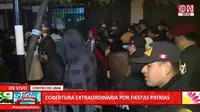 Enfrentamientos entre seguidores de Pedro Castillo y la Policía Nacional