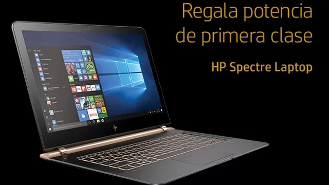 Laptop HP Spectre. Foto: Difusión