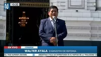 Exministro Ayala sobre ascensos en las FF.AA.: Ha sido puro humo, no hay nada, ningún chat