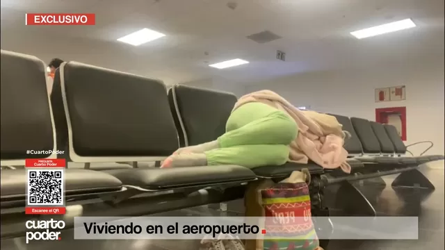 Extranjera a la que le robaron sus documentos lleva un mes viviendo en el Aeropuerto Jorge Chávez