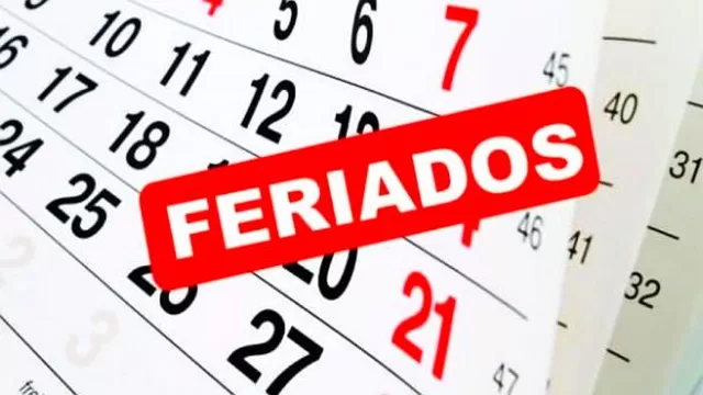 Feriados 2019: estos son los días feriados y no laborables del año