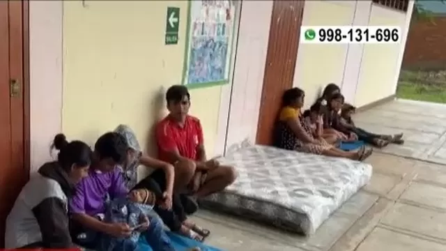 Ferreñafe: Damnificados se refugian en colegio y piden ayuda de las autoridades